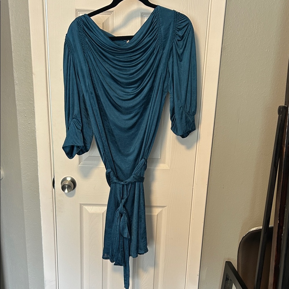NWT BCBGMaxAzria Blue Runway Dress